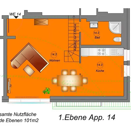 Lägenhet Baldur - Odins Blick 14 - Traumhafte Maisonette Wohnung, Privatstrand Und Sauna